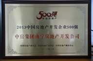 A4、2013中國房地產(chǎn)開發(fā)企業(yè)500強(qiáng)